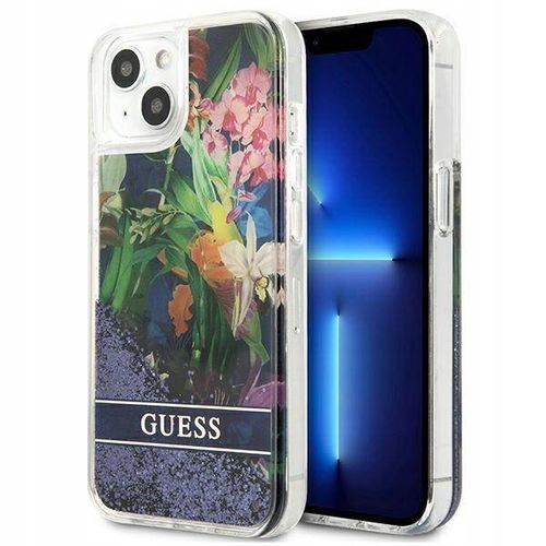 Etui do iPhone 13 mini Guess Niebieski Hardcase na Arena.pl