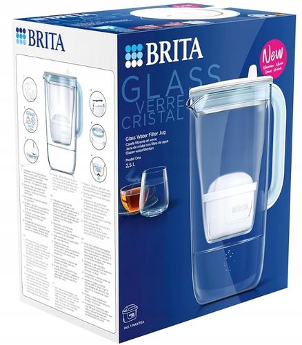 Dzbanek filtrujący Brita Glass 2,5 l przezroczysty na Arena.pl