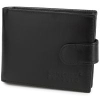 Portfel męski ze skóry z RFID Sanchez - czarny