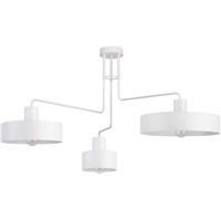 Natynkowa LAMPA sufitowa VASCO 31554 Sigma loftowa OPRAWA plafon metalowy na wysięgnikach biały