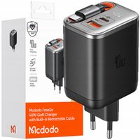 mcdodo szybka ładowarka sieciowa zasilacz 3x usb-c pd usb gan 40w