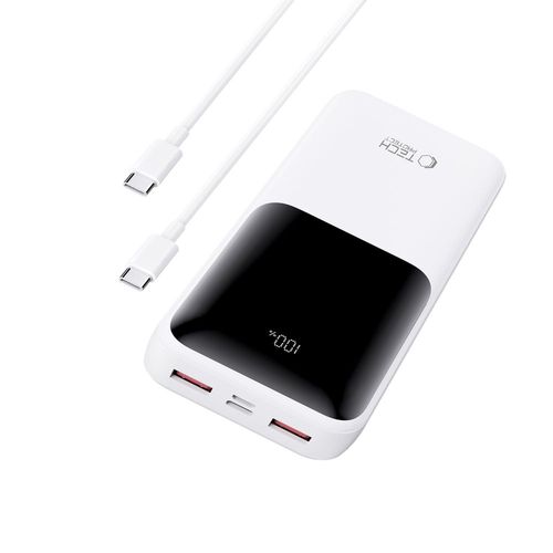 tech-protect pb02 power bank 20000mah 22.5w white na Arena.pl