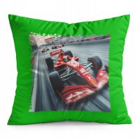PODUSZKA ZIELONA PREZENT - BOLID F1 WYŚCIGI SPORT