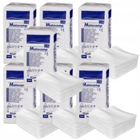 KOMPRESY GAZIKI Do Pępka Oczu TZMO 5x5cm 100 szt ZESTAW 7PAK