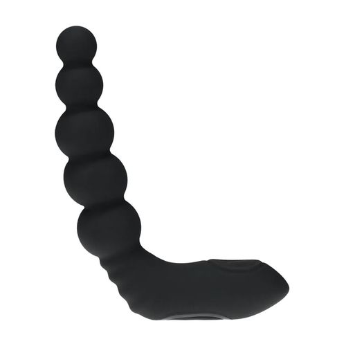 Vibrating Heating Bendable Tapping Beaded Silicone Prostate Stimulator - na Arena.pl