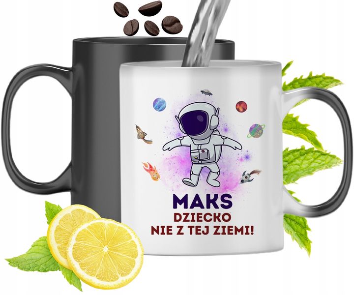 Dla Maksa Kubek Magiczny Syna Dziecka Prezent Z Nadrukiem Ze Zdjęciem zdjęcie 1