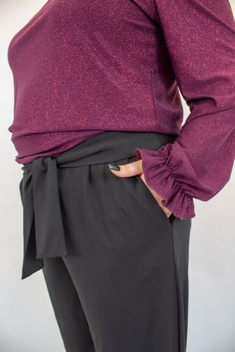 Czarno-Fioletowy Błyszczący Kombinezon Hiszpanka Elegancki 40 na Arena.pl