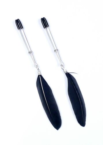 szczypce na sutki zaciski pióra bondage bdsm na Arena.pl