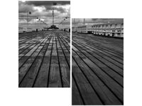 60CM 50CM OBRAZ ŚCIENNY SOPOT MOLO DRUK PŁÓTNO