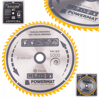 TARCZA WIDIOWA DO DREWNA PIŁY PIŁA 305 X 30 MM 60Z TDD-305x30x60Z