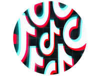 Opłatek na tort Tik Tok