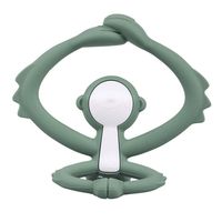 MOMBELLA Gryzak uspokajający małpka light green