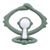MOMBELLA Gryzak uspokajający małpka light green