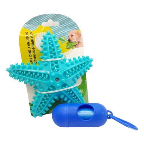 Zestaw dla psa z Gryzakiem Dentystycznym Niebieski na Arena.pl