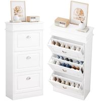 Szafka komoda na buty styl skandynawski do przedpokoju 3 drzwi nowoczesna