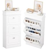 Szafka komoda na buty styl skandynawski do przedpokoju 3 drzwi nowoczesna