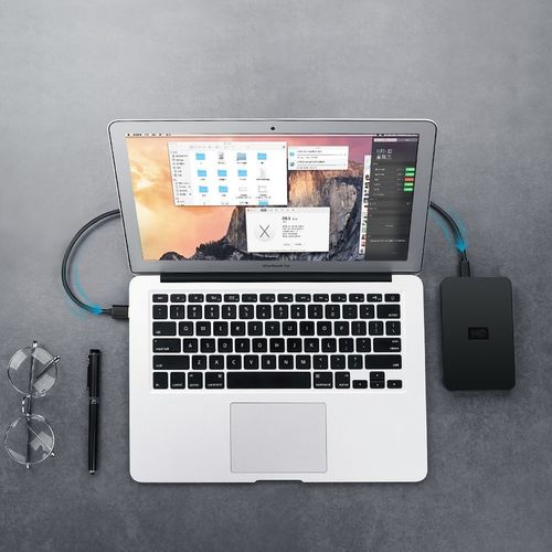 kabel przewód usb - mini usb 480 mbps 3m czarny na Arena.pl