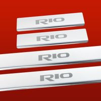 Listwa progowa KIA RIO MK2 Stal nierdzewna 304 połysk 4szt