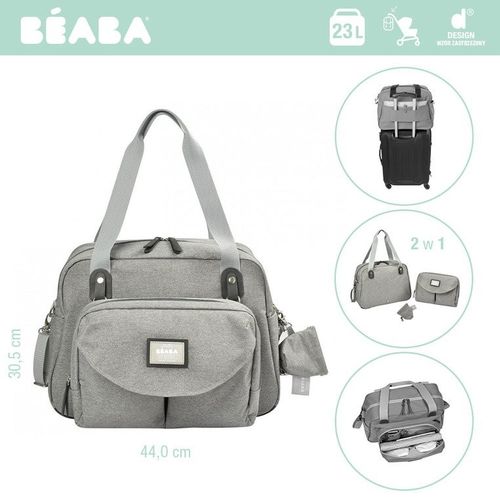 Beaba Torba dla mamy Geneva II heather grey na Arena.pl