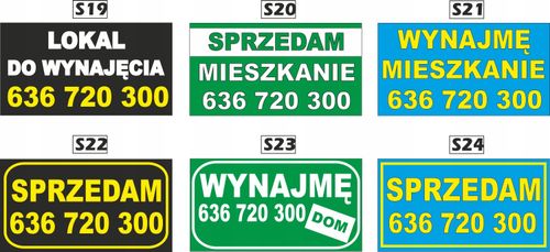 Tablica Szyld SPRZEDAM Wynajmę Działkę 100x50cm na Arena.pl