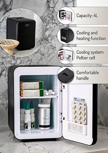 Mini lodówka 4L z funkcją chłodzenia i grzania na Arena.pl