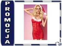OBSESSIVE Xmas koszulka, stringi, czapka MIKOLAJ