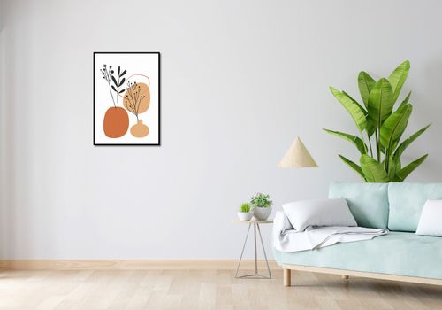 Plakat 50x70cm Botaniczny Pastel na Arena.pl