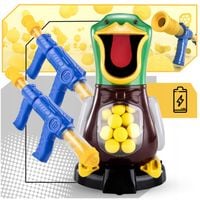 GŁODNA KACZKA XXL 2 PISTOLETY KULKI ZABAWKA STRZELANIE DO CELU DZIECI GRA