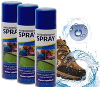 3x IMPREGNAT WODOODPORNY SPRAY DO BUTÓW UBRAŃ TKANIN KURTEK MOCNY 300ml
