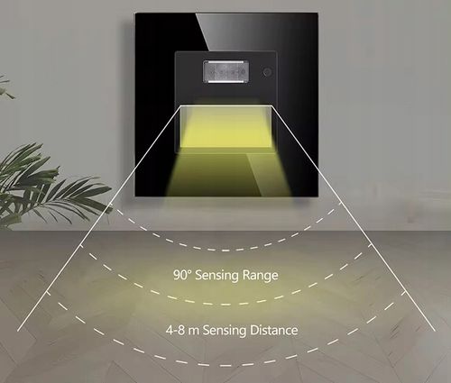 OPRAWA SCHODOWA OŚWIETLENIE SCHODOWE Z CZUJNIKIEM RUCHU LED FI60 na Arena.pl