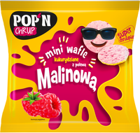 Miniwafelki Kukurydziane z Polewą Malinową Sante, 35g