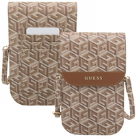 guess torebka guwbhgcfsew brązowy/browngcube stripe