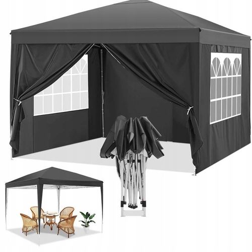 PAWILON OGRODOWY AUTOMATYCZNY NAMIOT HANDLOWY 3x3 m EKSPRESOWY 4 na Arena.pl
