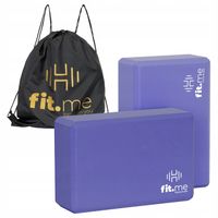 ZESTAW KOSTKI 2 SZT. KOSTKA KLOCEK BLOK DO JOGI ĆWICZEŃ ODPORNA WYTRZYMAŁA