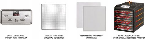 WYDAJNA SUSZARKA DO GRZYBÓW, OWOCÓW, ZIÓŁ DEHYDRATOR 9 SIT LUND na Arena.pl