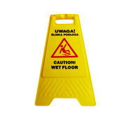 Tablica ostrzegawcza rozkładana stojak potykacz znak Uwaga Śliska Podłoga