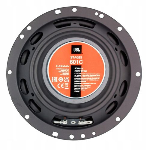 Głośniki samochodowe JBL STAGE1 601C 16,5 cm 200W BASOWE + WYSOKOTONOWE na Arena.pl