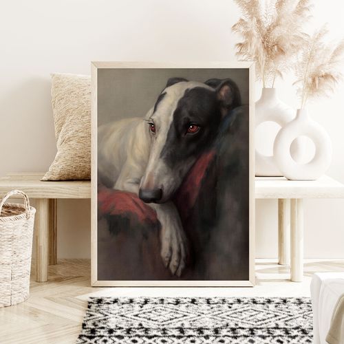 Plakat portret z psem 40x50 cm na Arena.pl