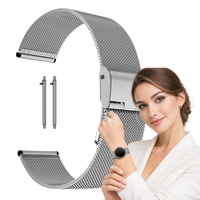 Pasek do Maxcom FW58 Vanad Pro metalowy srebrny bransoleta opaska 20mm