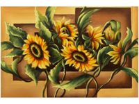 60X40CM SŁONECZNIKOWA KOMPOZYCJA OBRAZ