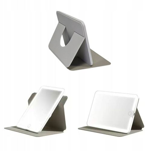 LUSTERKO KOSMETYCZNE LED SKŁADANE OBROTOWE SLIM JAK TABLET BIAŁE PODRÓŻNE na Arena.pl