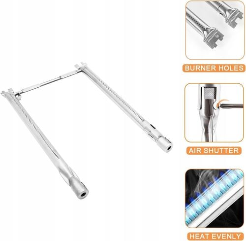 Regulowany palnik do grilla Burner 45cm X 28cm GFTIME na Arena.pl