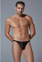 male power leopard jockstrap stringi męskie w panterkę elastyczne