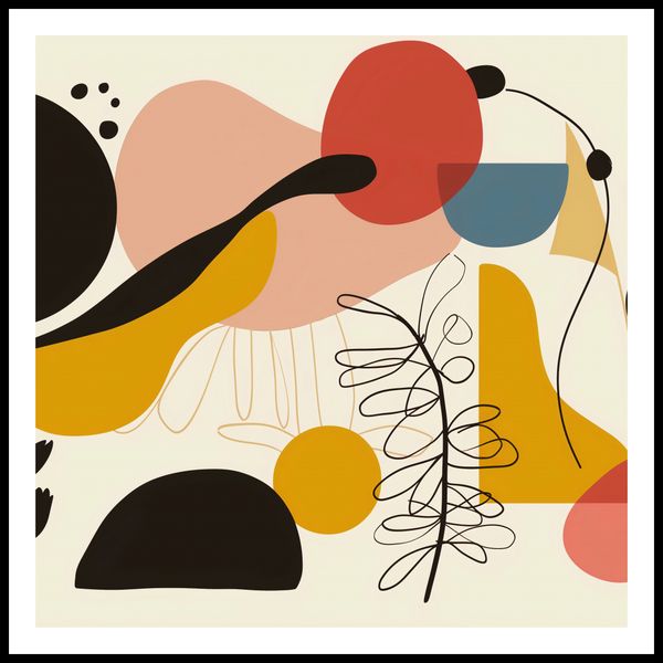 Plakat 100x100cm Rapsodia Barw zdjęcie 3