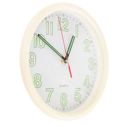 ZEGAR ŚCIENNY FLUORESCENCYJNY ŚWIECĄCY KLASYCZNY na Arena.pl