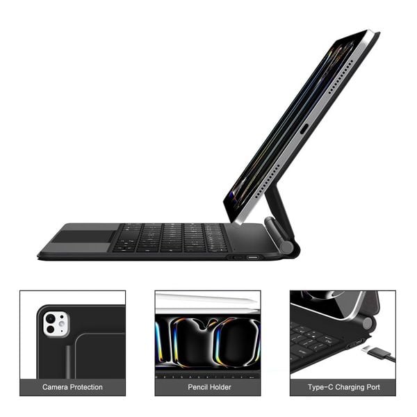 tech-protect smartcase magnetic + keyboard ipad pro 11” 5 / 6 zdjęcie 7