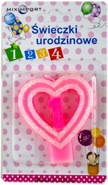 świeca serce | sw271 zdjęcie 1