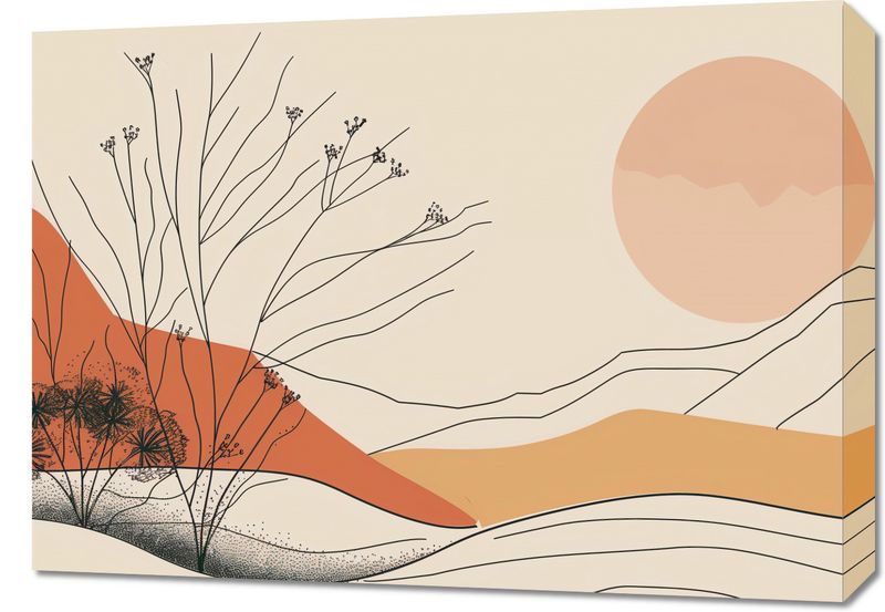 Obraz 70x50cm Pustynna Wydma zdjęcie 1