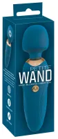 you2toys petite wand niebieski - mini masażer z ruchomą głowką 14,5 cm