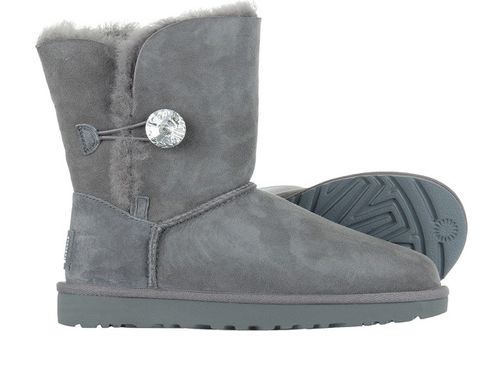 Buty UGG W Bailey Button Bling 1016553-GREY - 41 na Arena.pl